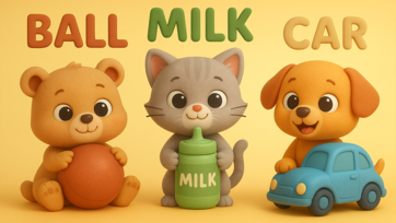 ⭐ Toddlers’ First Words – Videos That Help Babies Talk Faster