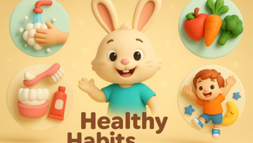 Healthy Habits for Kids – Brush, Eat, Play, Sleep & Grow Strong